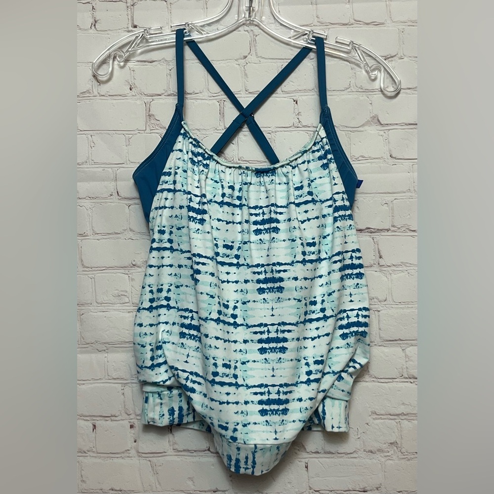 Carve Designs Tie Dye Print Tankini Top